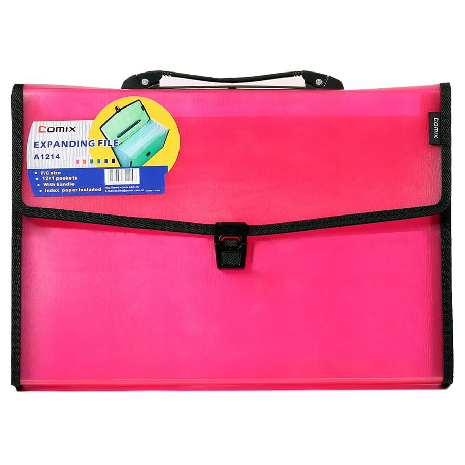 Comex - Bag with handle and lock, 13 pockets - Colored