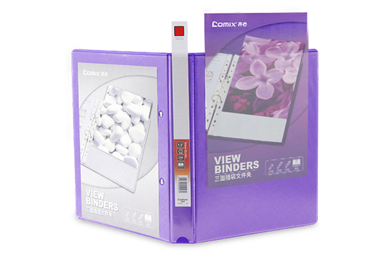 Comex - 2-ring binder (“1.5”) - 250 sheet capacity - A4 purple