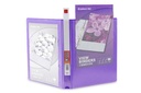 Comex - 2-ring binder (“1.5”) - 250 sheet capacity - A4 purple