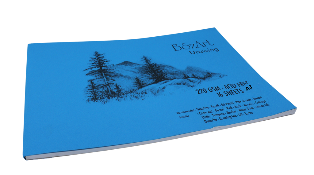 Basil Brothers - Book, drawing paper, 220 grams, 16 pages, BOZART A3 size