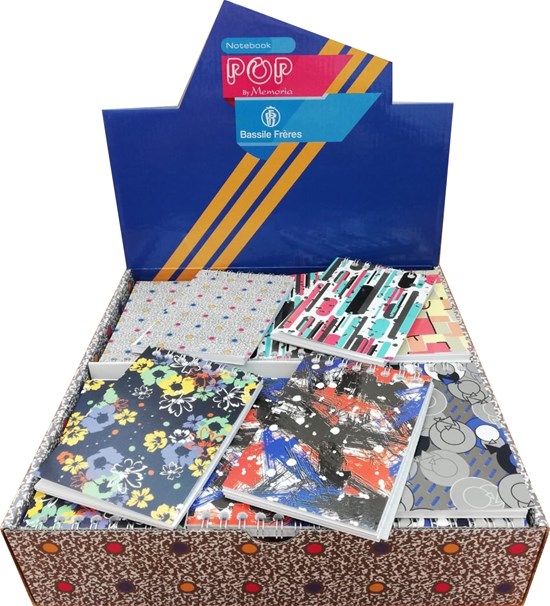 باسيل اخوان - دفتر سلك استاند عبوة  60 دفتر  60 جرام  10.5 * 7.6 سم  60 ورقة