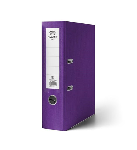 Basil Brothers - Classor Crown Purple Plastic File - 8 cm