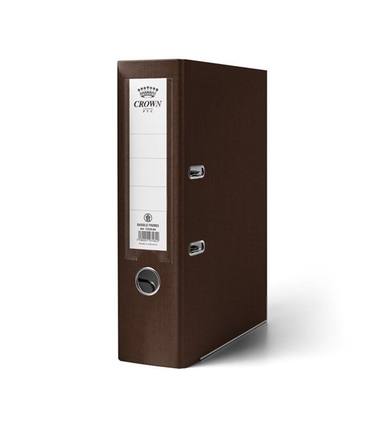 Basil Brothers - Classor Crown Brown Plastic File - 8 cm