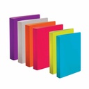 Basil Brothers - Plastic file, 4 rings, 16 mm, A4 - Colored