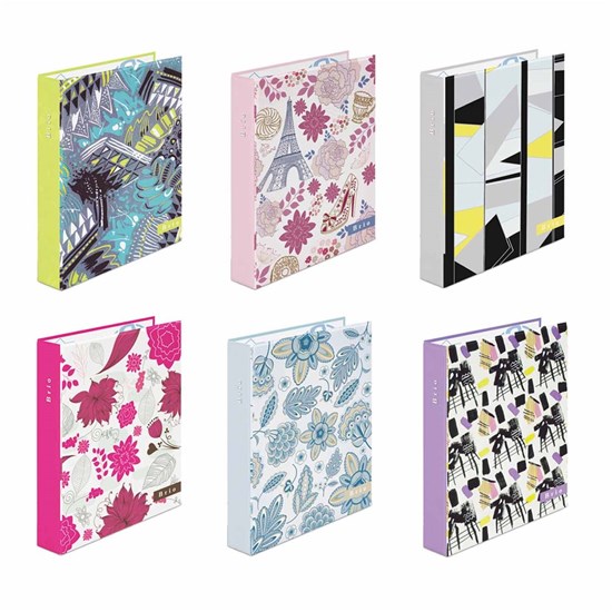 Basil Brothers - 4-ring cardboard box, regular, A4 size - colored