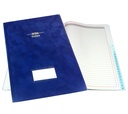 Basil Brothers - yellow indexed record notebook - 96 sheets - size F/C, colored