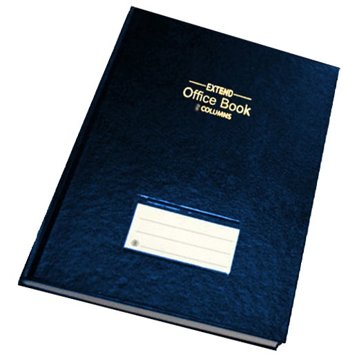 Basil Brothers - Commercial plastic office notebook, 3 columns - 96 sheets - B5 size