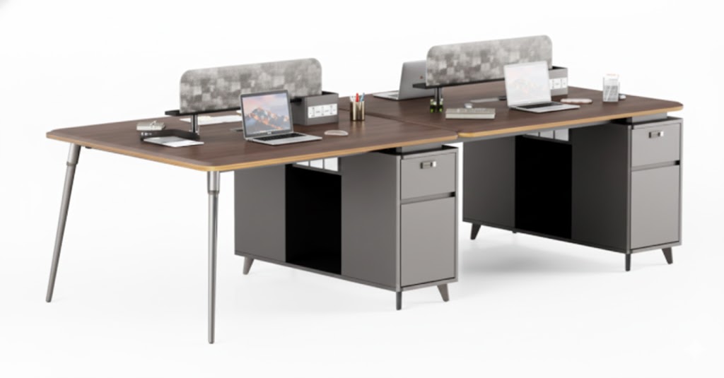 A group work platform with a luxurious design and wood