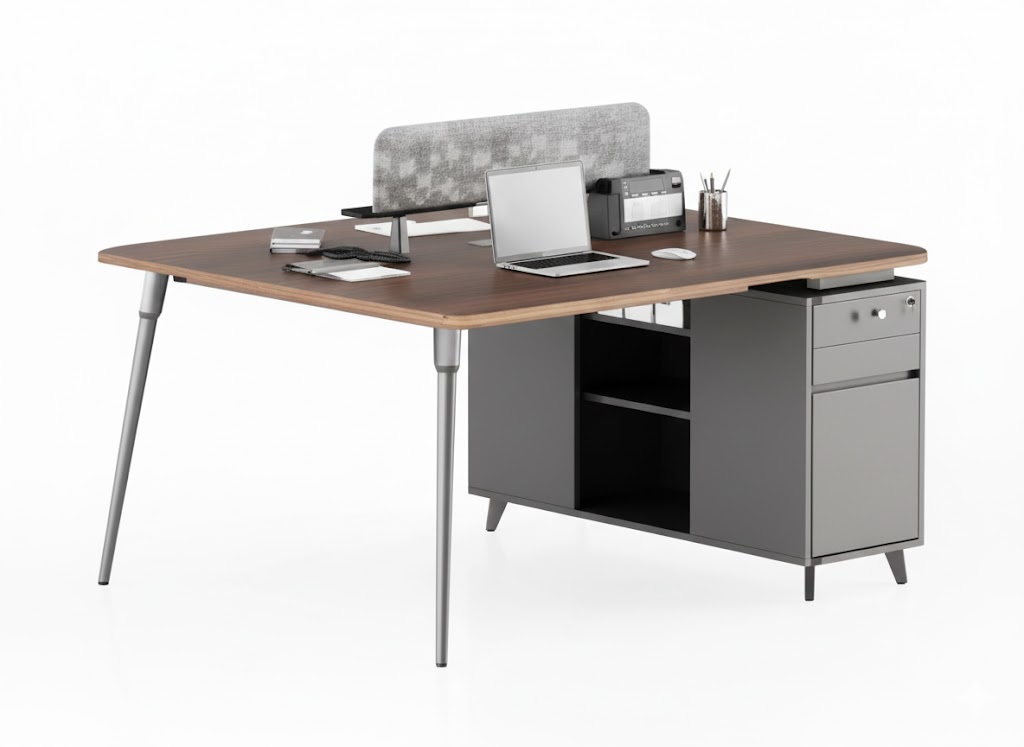 A group work platform with a luxurious design and wood