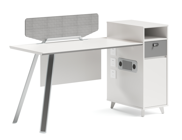 A desk with a simple design suitable for home and office