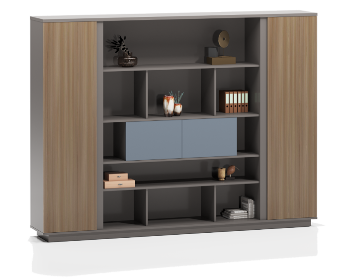 Wooden file storage cabinet