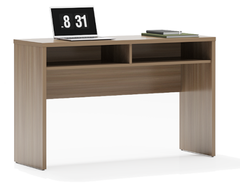 Home desks for work or study, wooden colour