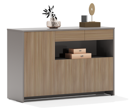 Office cabinet for storing files and office supplies