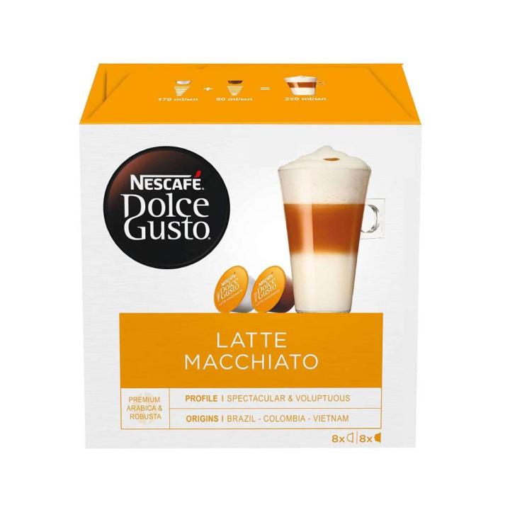 Nescafe Dolce Gusto Latte Macchiato coffee capsules - imported