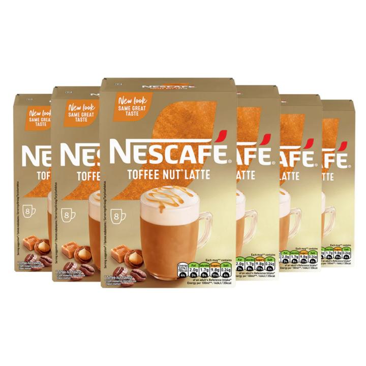 Nescafe Toffee Net Latte - 7 bags - imported