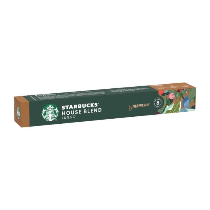 Starbucks House Blend Coffee Capsules - Compatible with Nespresso Machines - 10 Capsules - Imported