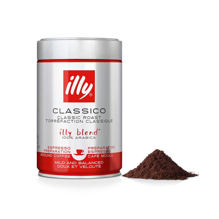 Illy Classico medium roast - ground coffee using espresso 100% Arabica 250 g - imported
