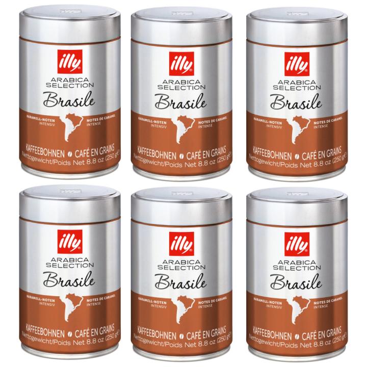 illy Selections Arabica - Brazilian Coffee Beans - 250 g - Imported