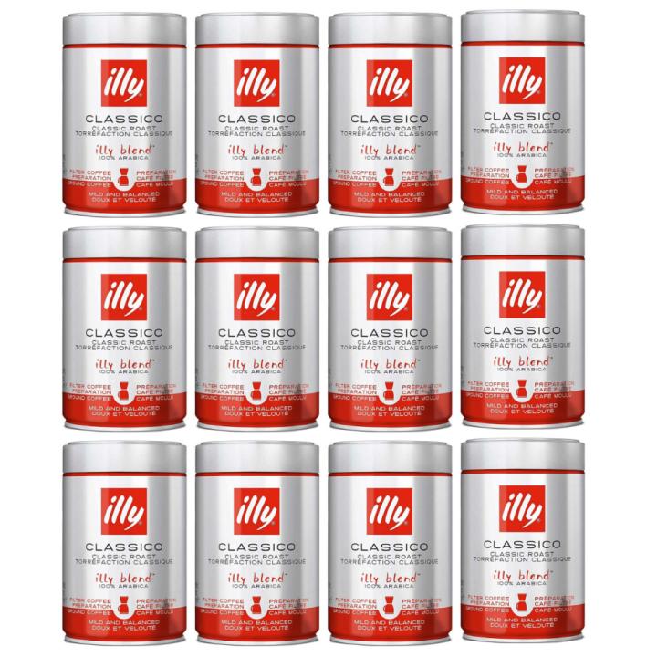 Illy Classico medium roast - ground coffee using 100% Arabica filter coffee 250 g - imported