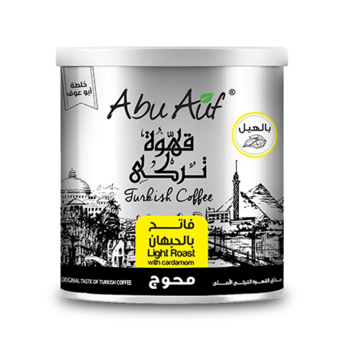 Abu Auf Turkish coffee - light with cardamom seeds - 200g