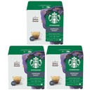 Starbucks Espresso Coffee Capsules - Espresso Roast - Compatible with Dolce Gusto Machines - 3 Packs - Imported