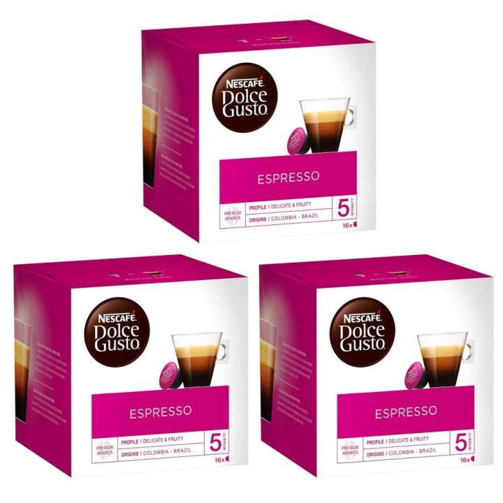Nescafe Dolce Gusto Espresso coffee capsules - 3 packs - imported