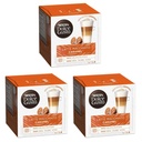 Carton of Dolce Gusto Nescafe Latte Macchiato Caramel capsules - 3 packs - imported