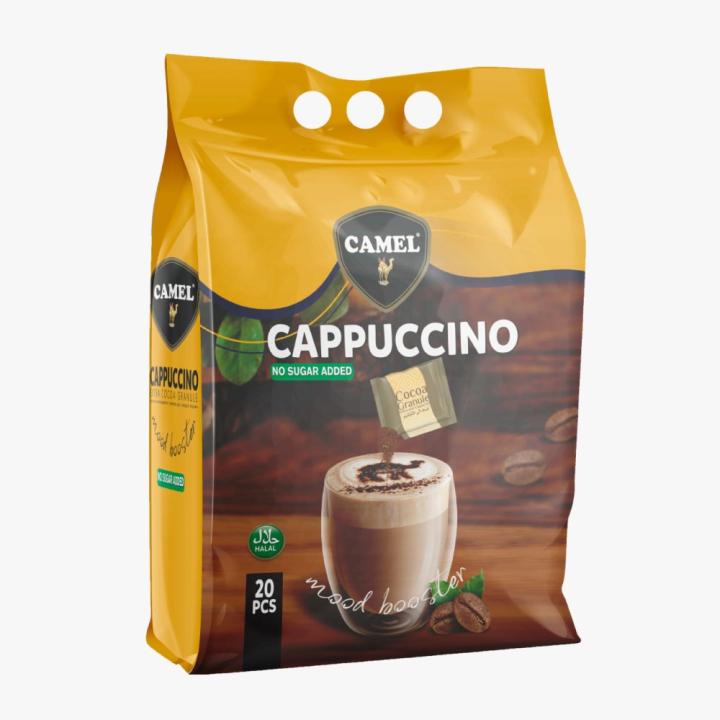 Cappuccino Camel (camel) without added sugar 12.5 grams - 20 sachets