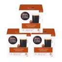 Carton of Nescafe Dolce Gusto Americano Intenso coffee capsules - 3 packs - imported