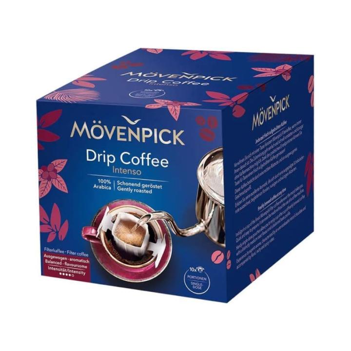 Mövenpick Intenso Drip Coffee 100% Arabica Drip Coffee - 10 Bags