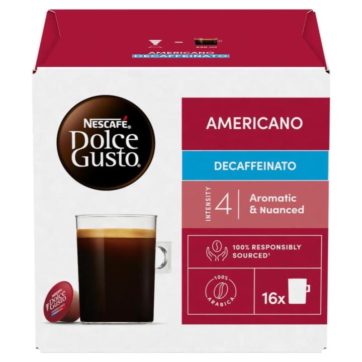 Nescafe Dolce Gusto Americano Decaf coffee capsules - imported