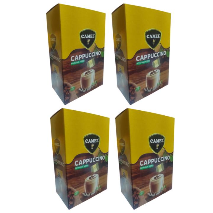 Cappuccino Camel (camel) without added sugar 12.5 grams - 5 sachets - set of 4 boxes