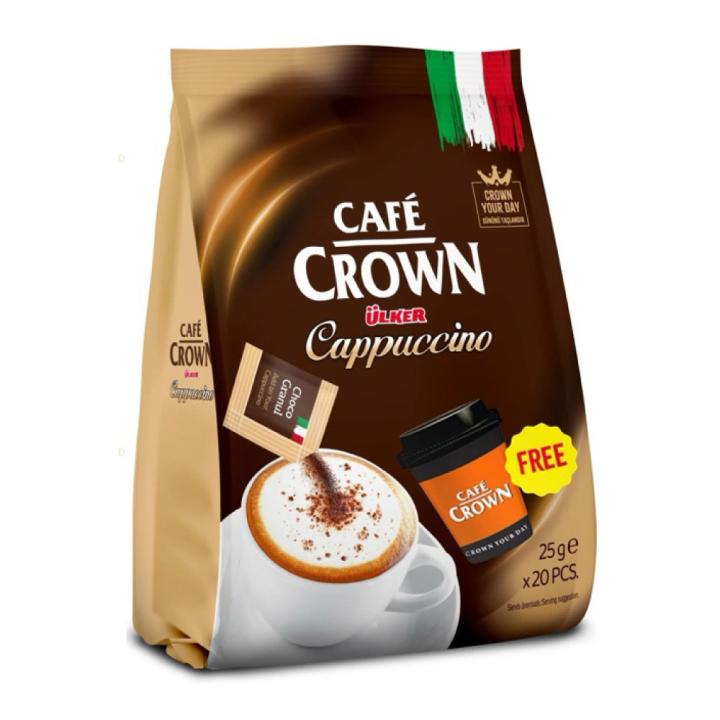 كافيه كراون أولكر كابوتشينو 25 جرام - 20 ظرف