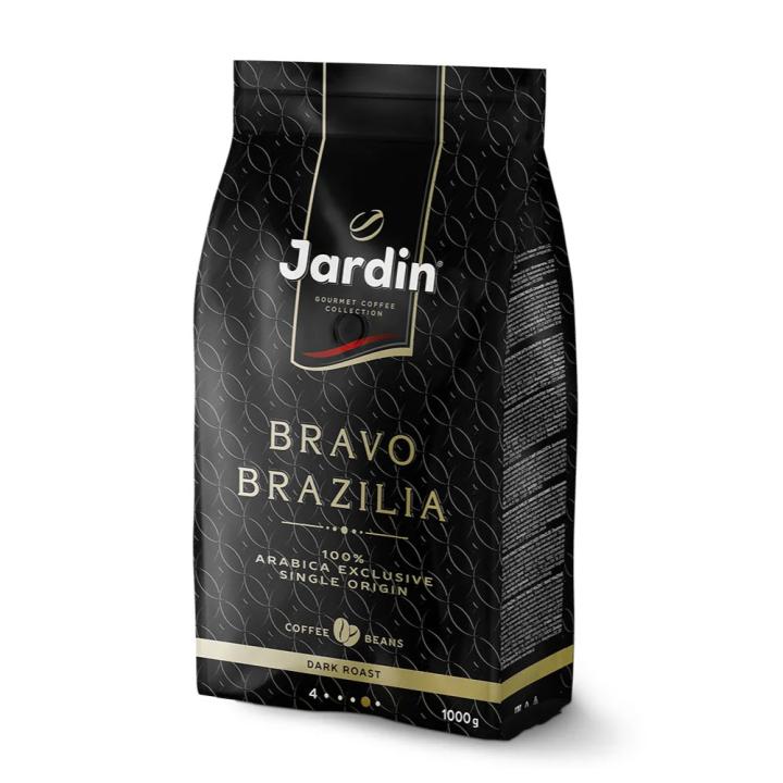 جاردن برافو برازيليا حبوب بن تحميص غامق - 1000 جم - مستورد