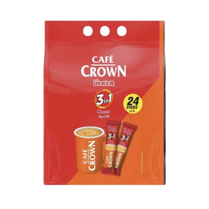 Café Crown Ulker 3 in 1 Classic Coffee 17.5 grams - 24 sachets