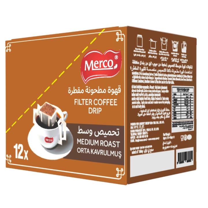 Mirco Drip Ground Filter Coffee - Medium Roast - 12 Cup Pack