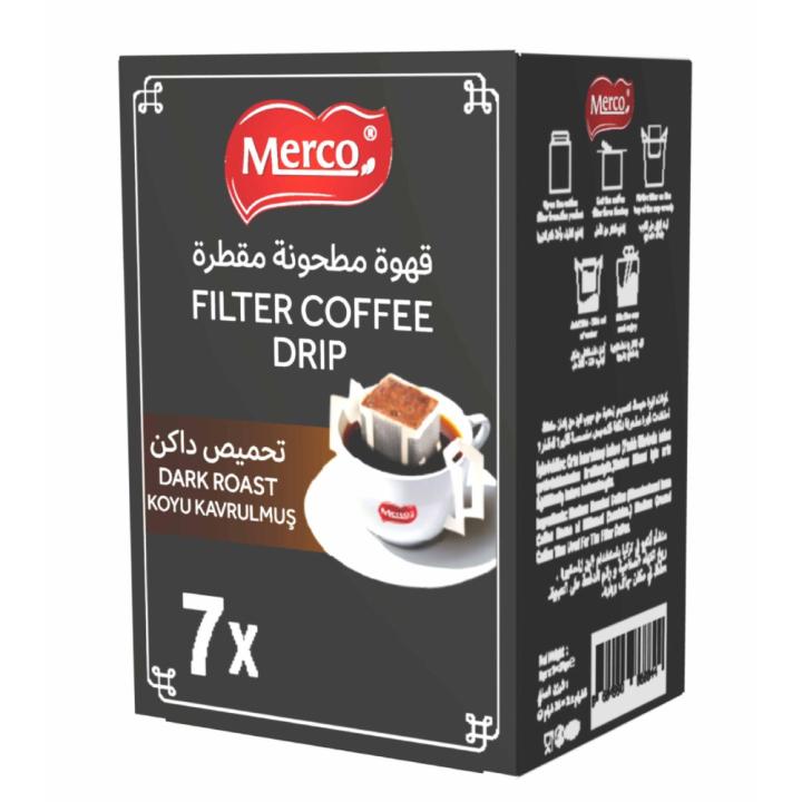 Mirco Drip Ground Filter Coffee - Dark Roast - 7 Cup Pack