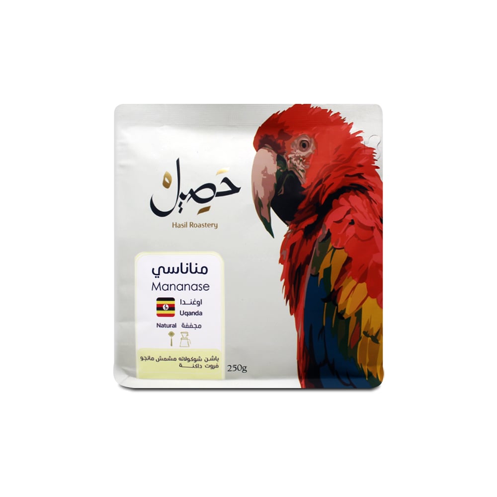 أوغندا ماناناسي | محمصة حصيل | محصول فاكهي مجفف بلمسات من الشاي الأسود