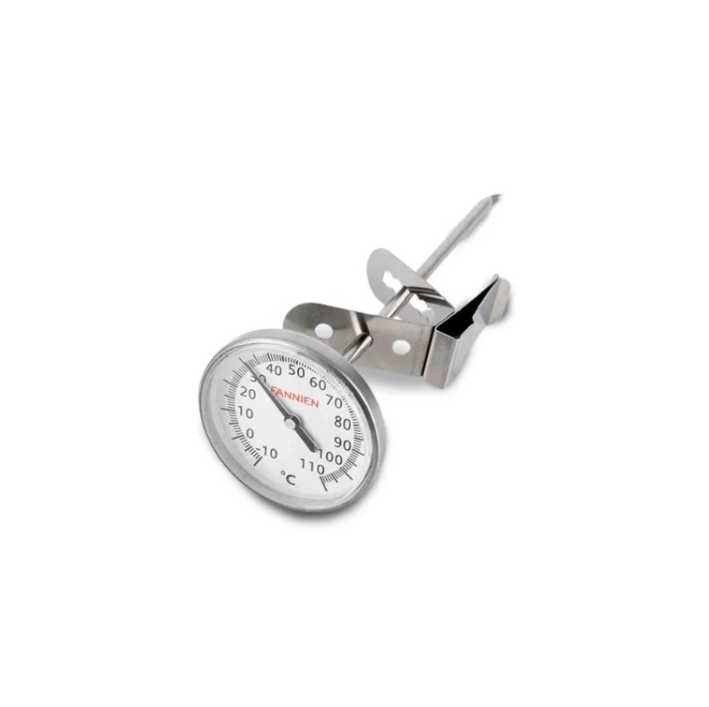 A thermometer to measure the temperature of drip or espresso water