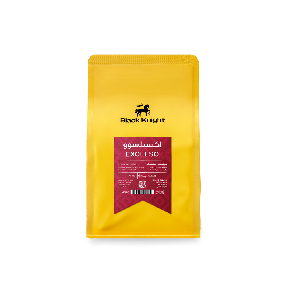 excelso colombia | Black Knight Roastery | Washed with caramel and chocolate notes