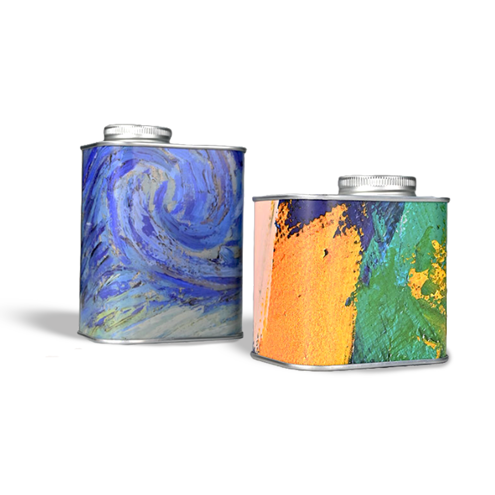 حافظة حبوب قهوة معدنية بتصميم الصمام الأحادي لانبعاثات CO2