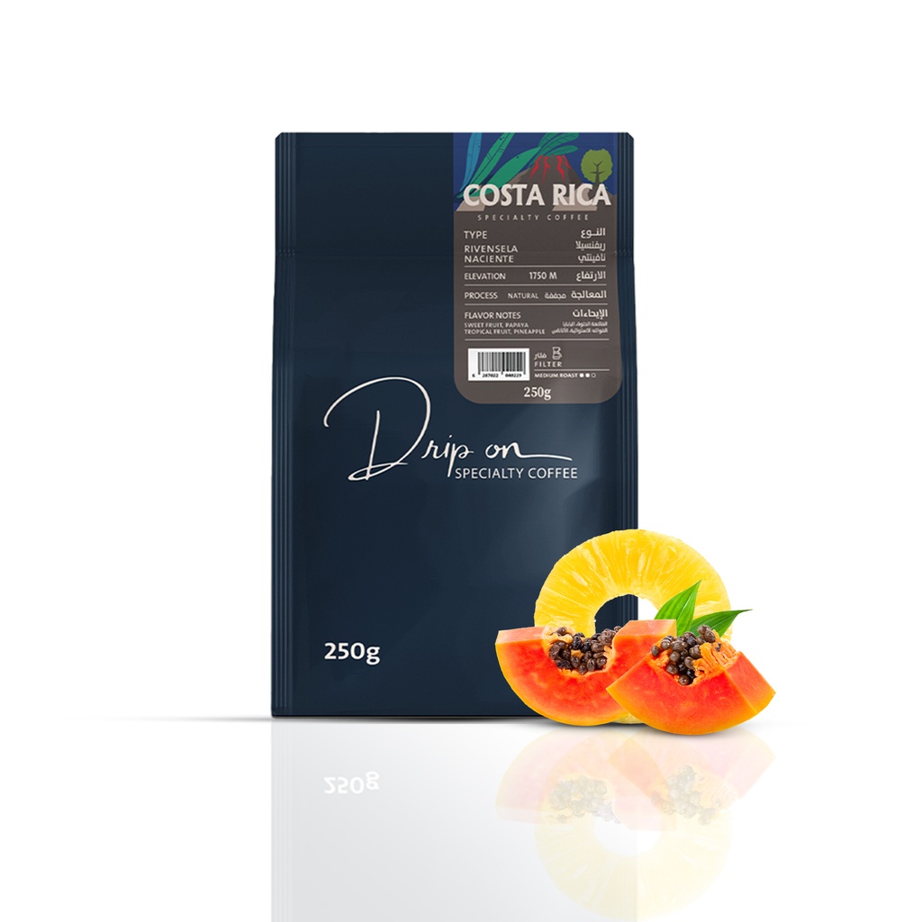 Drip On Drip On Costa Rica Rivencilla Fruity, full bodied, perfect for espresso and filter drinks.