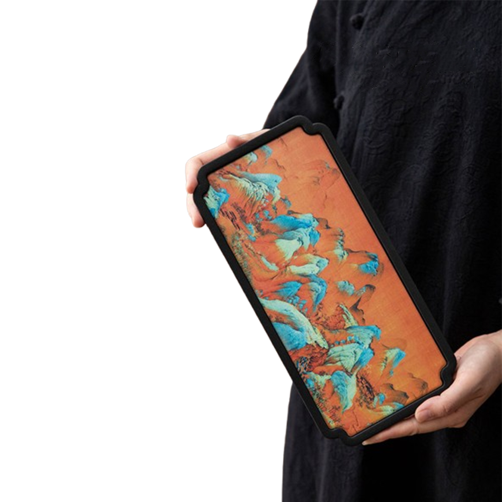 Ceramic serving tray - elegant artistic design