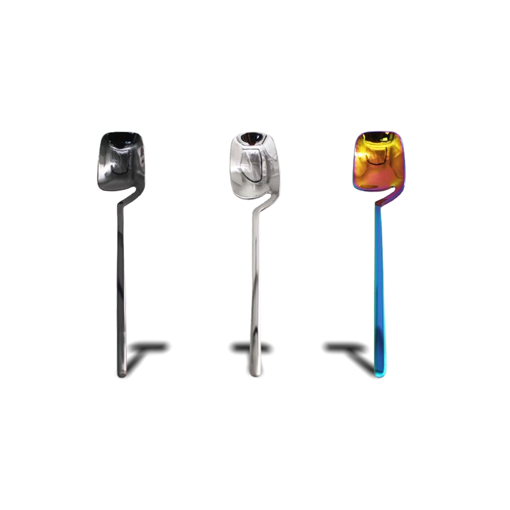 Espresso stirring spoons, spoon with multiple color options