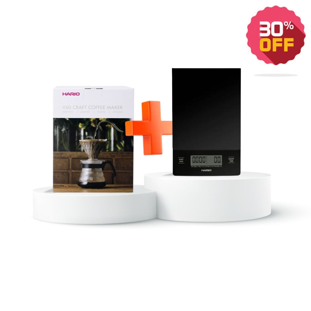 بكج تقطير هاريو الاحترافي | هاريو كرافت + ميزان هاريو