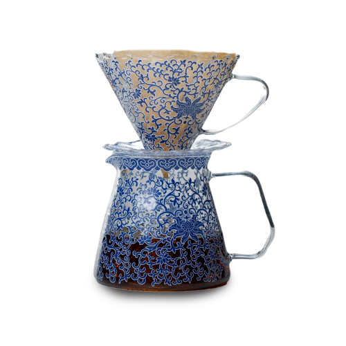 طقم v60 بتصميم مشجر أنيق سعة 450 مل