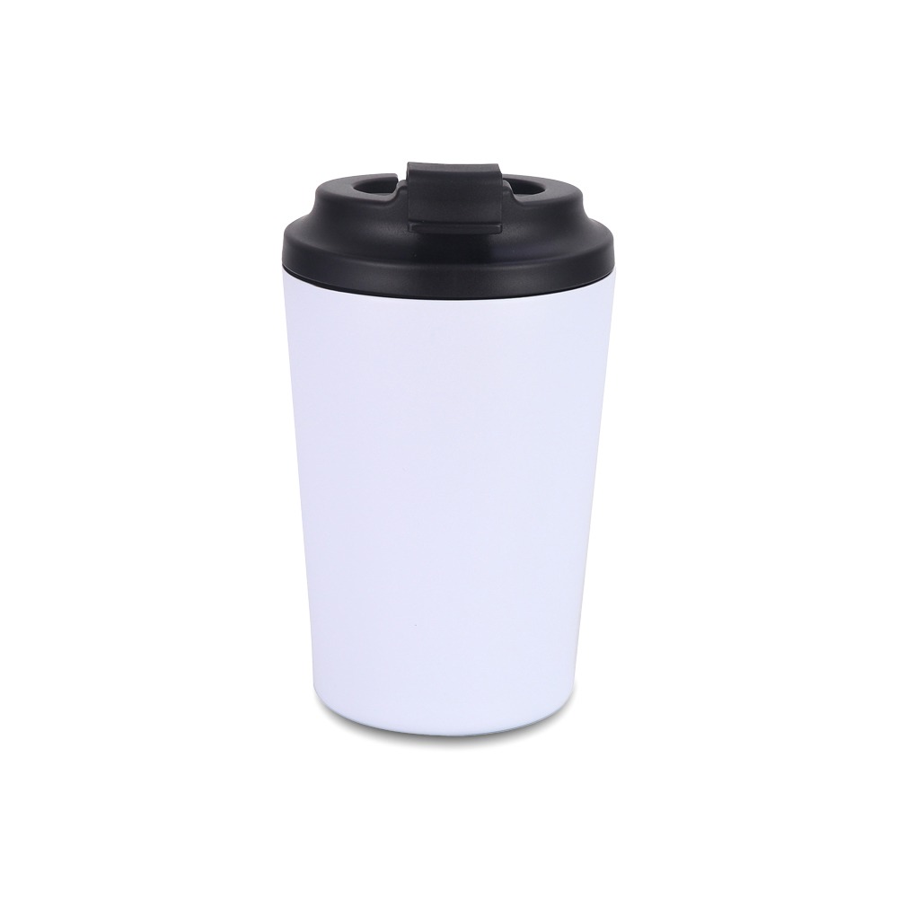 Coffee mug 350 ml - Infin stainless steel coffee mug - airtight lid and non-slip base