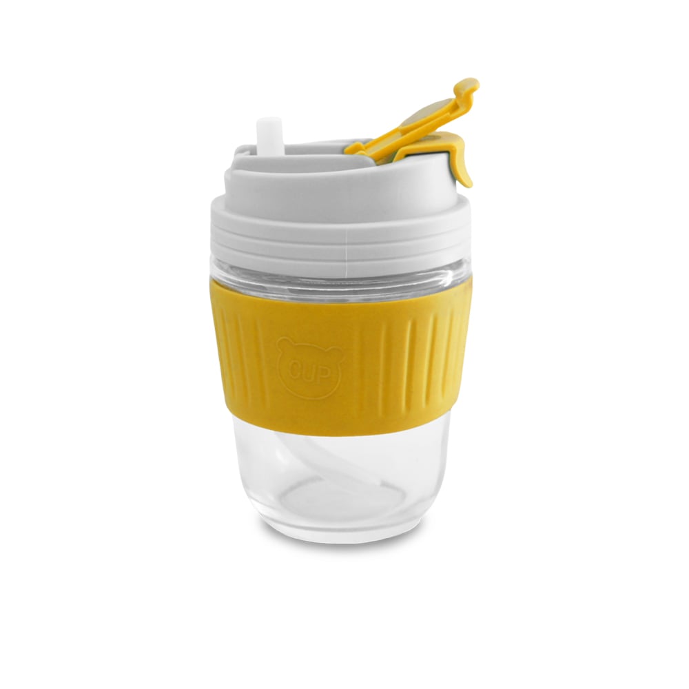 كوب قهوة زجاجي 350 مل glass coffee cup