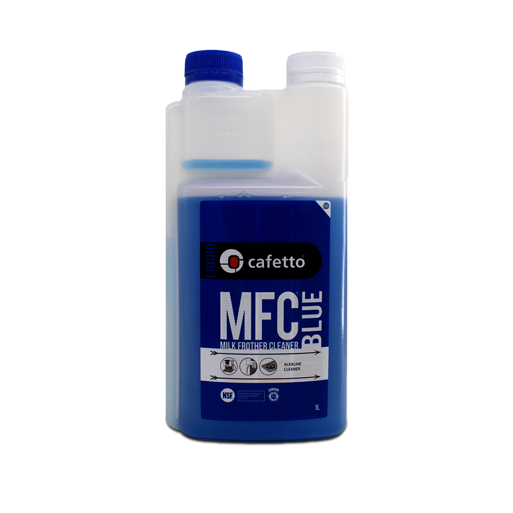 Vaporizing wand cleaner | Cafetto | Blue milk cleaning solution