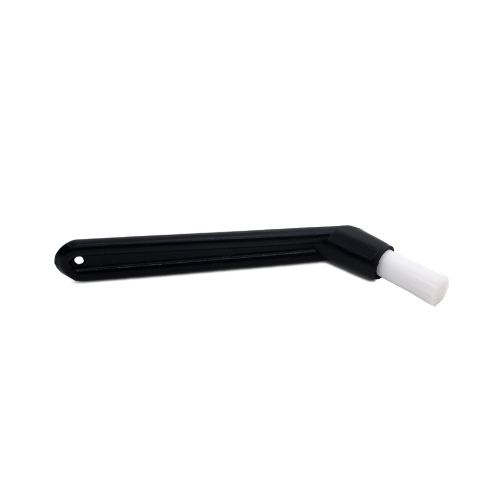 Grouphead brush with a curved head and a firm grip for perfect cleaning